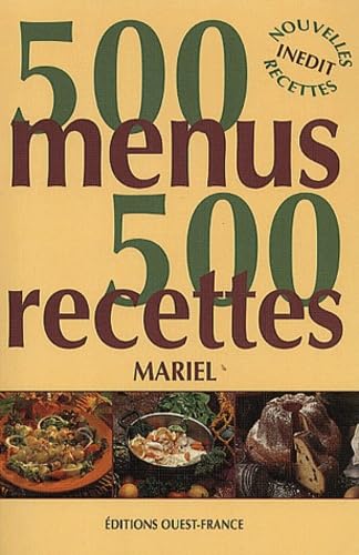 500 menus, 500 recettes