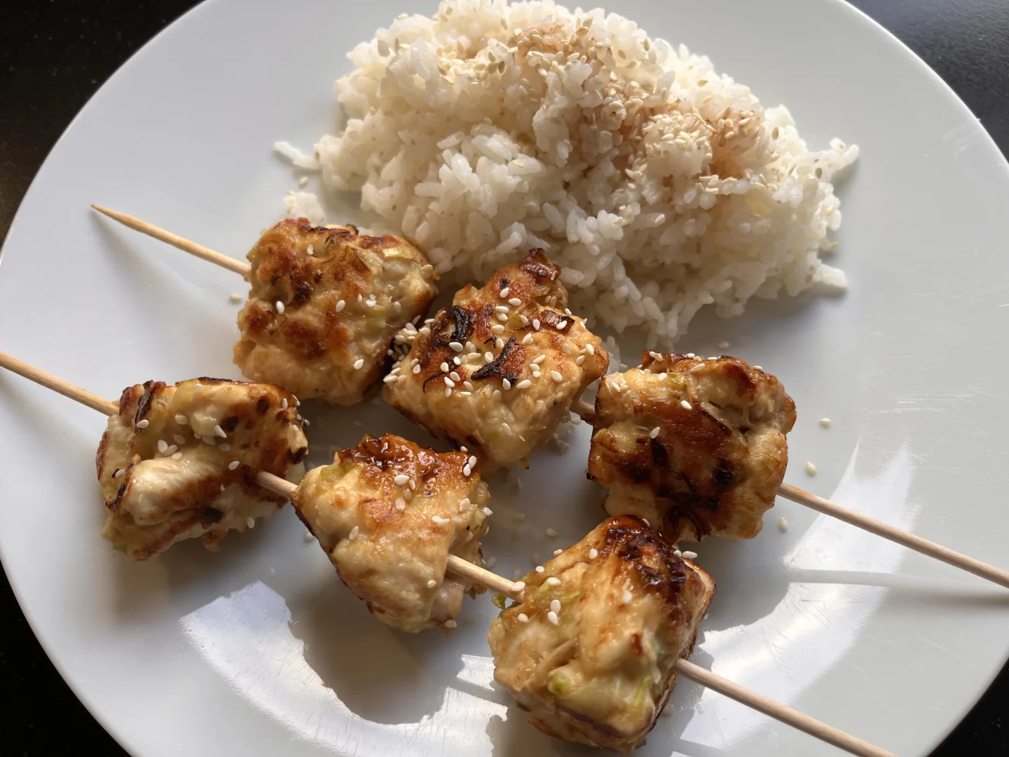 Brochettes de Poulet à la Japonaise