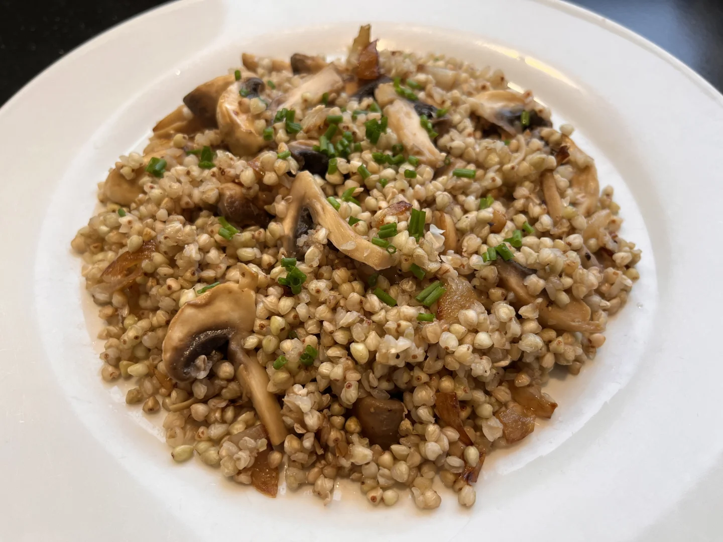 Poêlée de Sarrasin aux Champignons